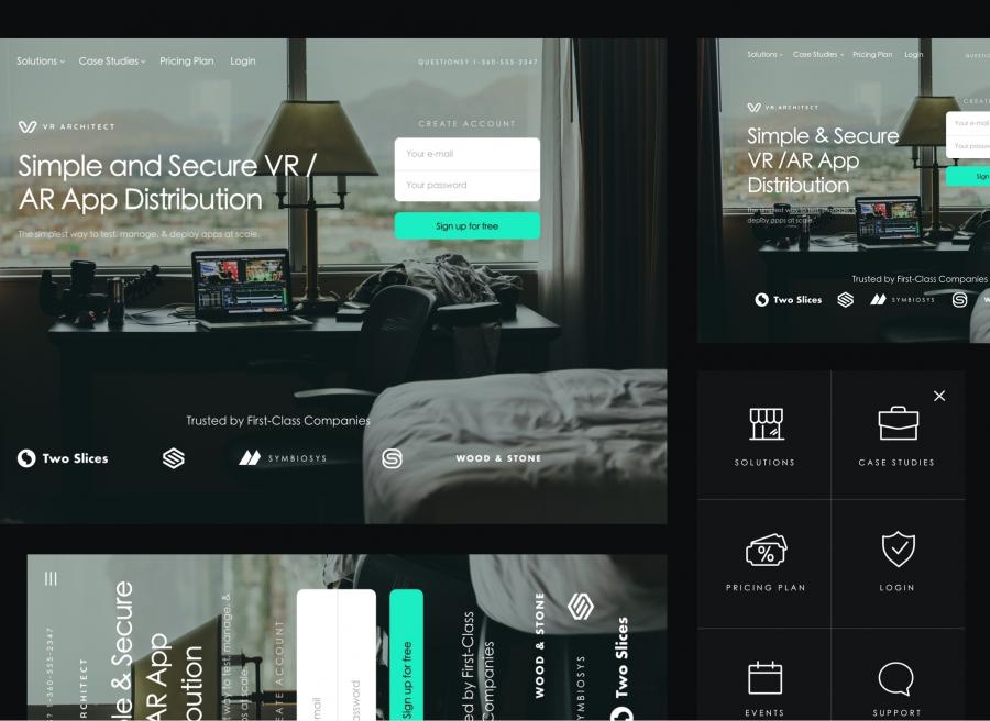 素材库下午茶：10套高端时尚的品牌网站响应式模版下载[Sketch]插图(8)