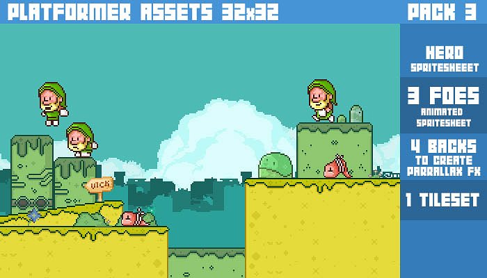 复古 2D 游戏 UI 界面模板 2D ASSETS GAMEPACKS HUGE BUNDLE插图(9)