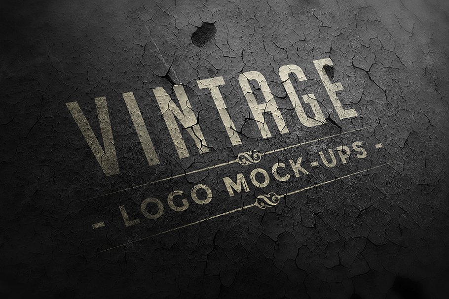 复古怀旧风格Logo样机 Vintage Logo Mock-ups插图