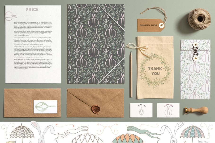 可爱少女心情调手绘元素合集 Wonderland Collection Pro插图(2)