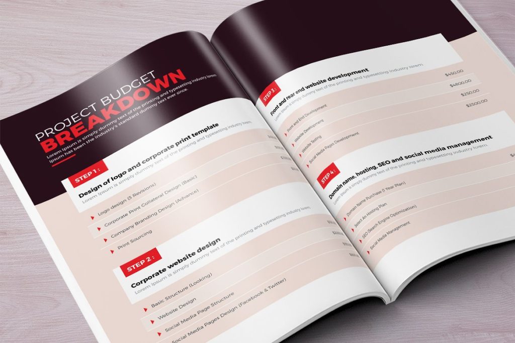 高品质实用企业画册模版下载[indd,pdf]插图(8)