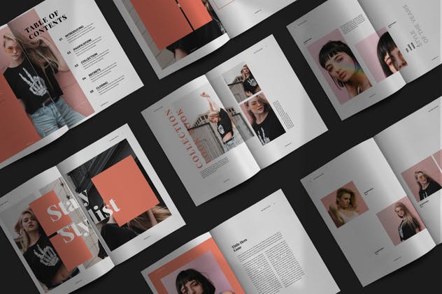 2019年时尚服饰新品产品手册画册模板 Coral Look book 2019插图(1)