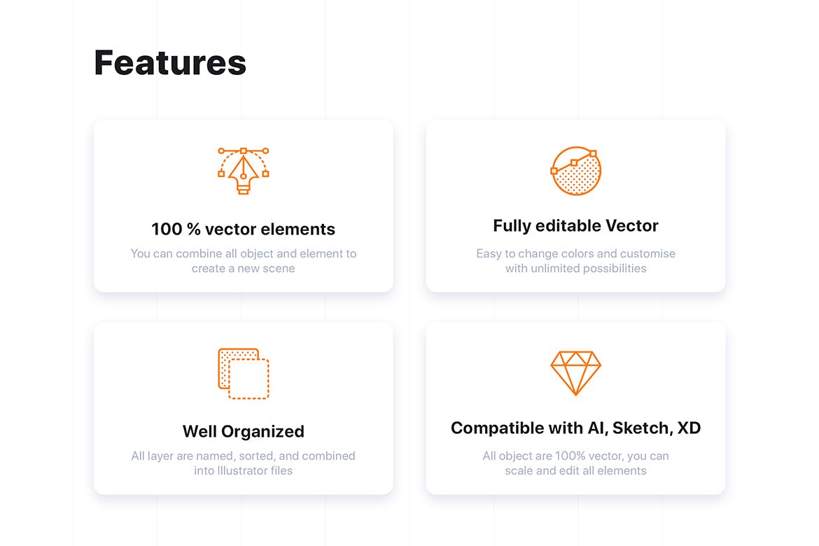办公文化主题矢量插画素材包 Office Culture Vector Illustration Pack插图(2)
