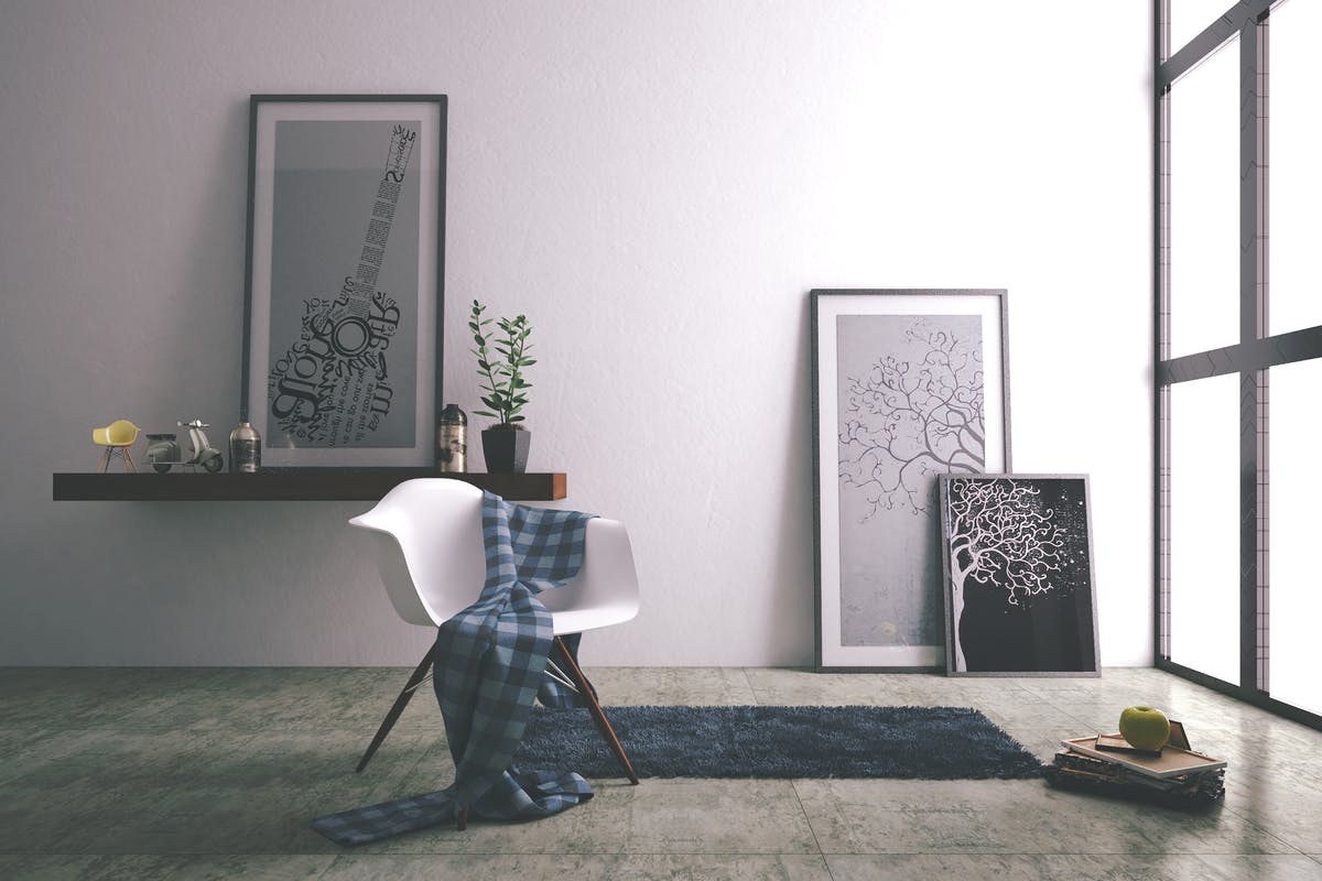 画廊艺术作品画框样机模板Vol.1 Picture Art Mockup [Vol 1]插图