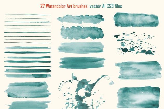 冬季主题水彩设计套装 Winter Design Watercolor Pack插图(2)