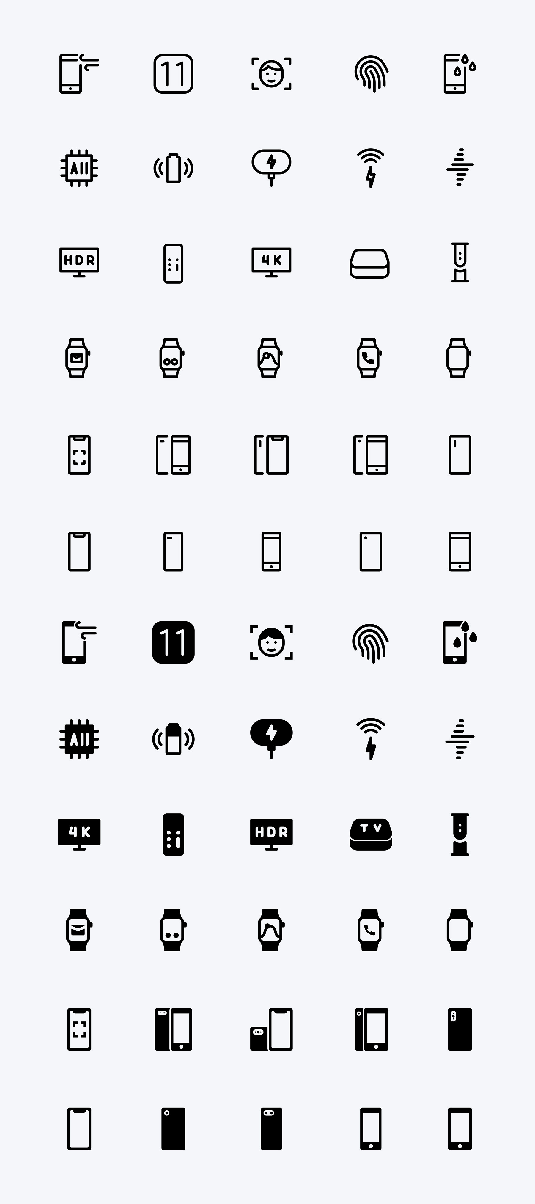 60 枚苹果设备图标