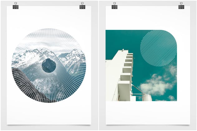 抽象复古线条/网格纹理图案素材 Retroset插图(5)