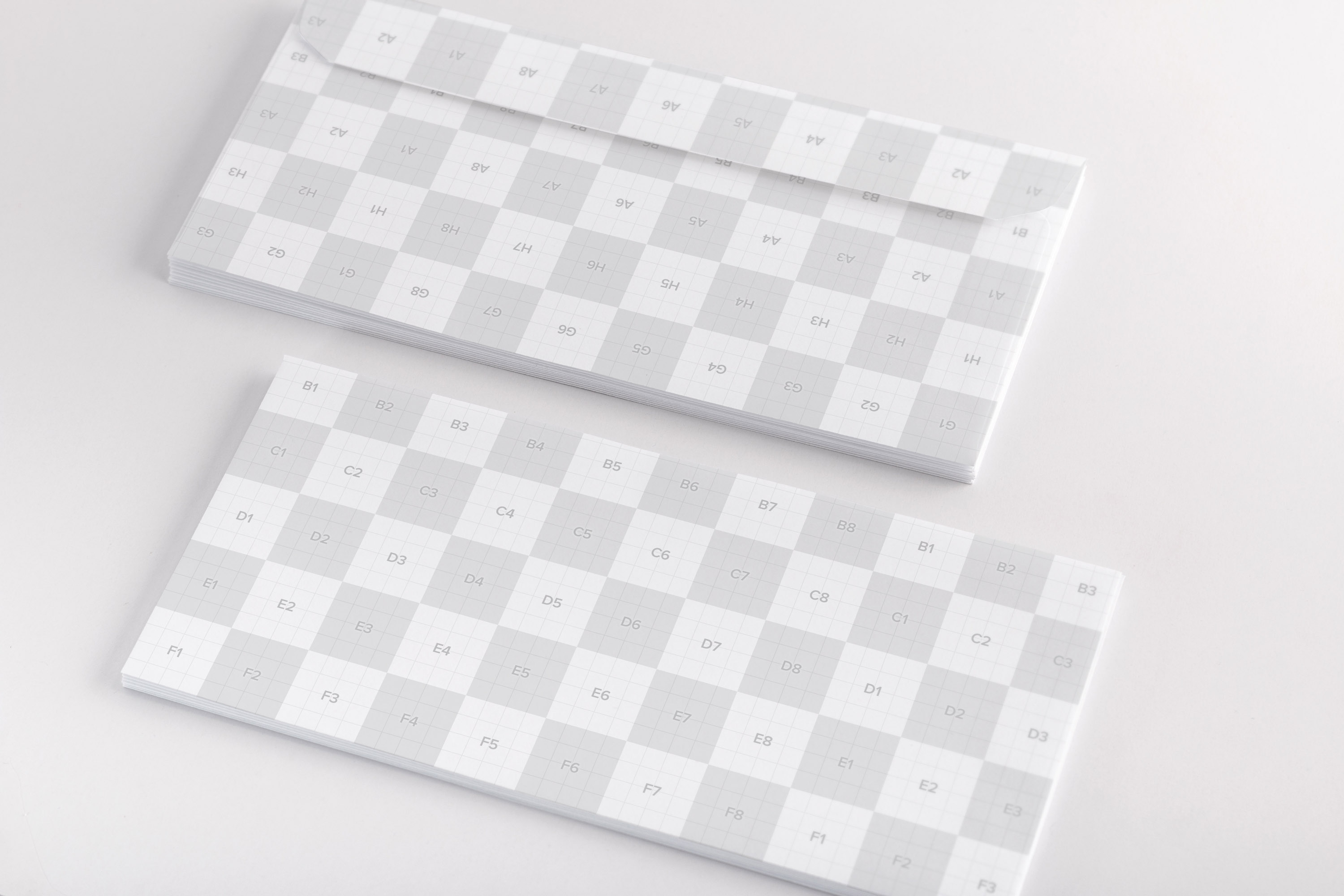 企业信头信封设计效果图样机02 Letterhead Envelope Mockup 02插图(1)