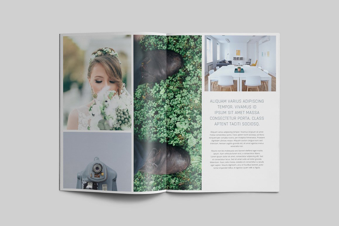 100页漂亮极简的商业化杂志模板下载[indd]插图(6)