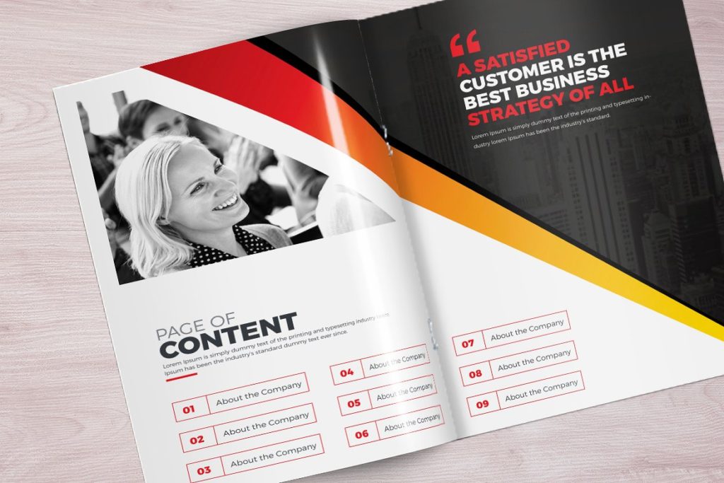 高品质实用企业画册模版下载[indd,pdf]插图(1)