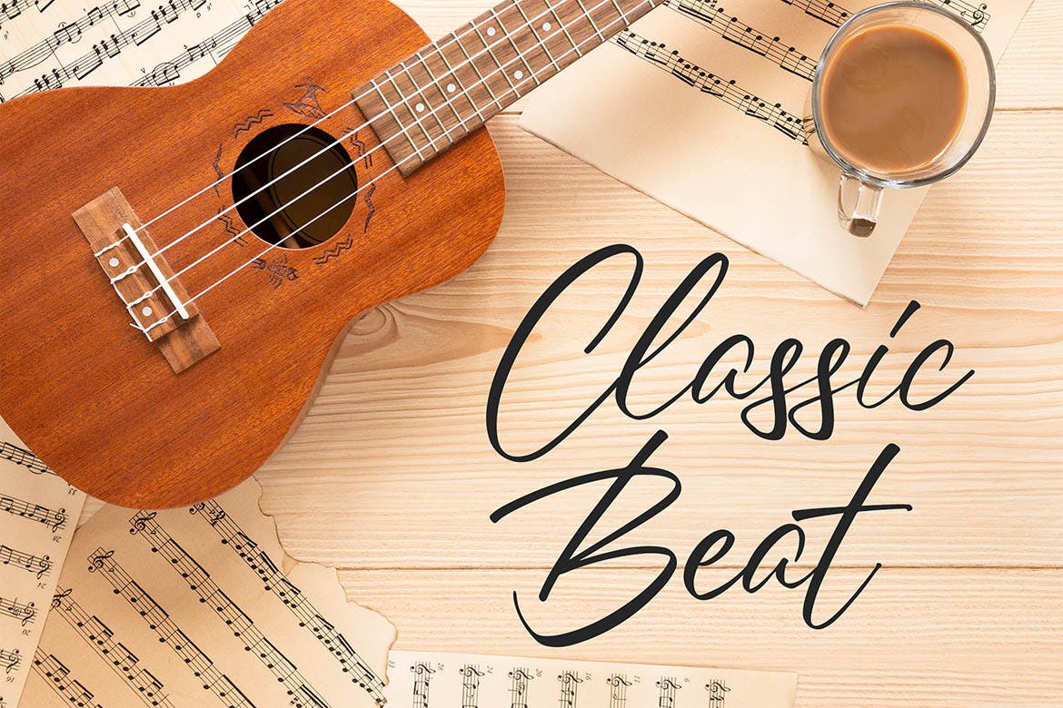 英文时尚签名手写字体素材库精选 Meloday – Stylish Signature Font插图(2)