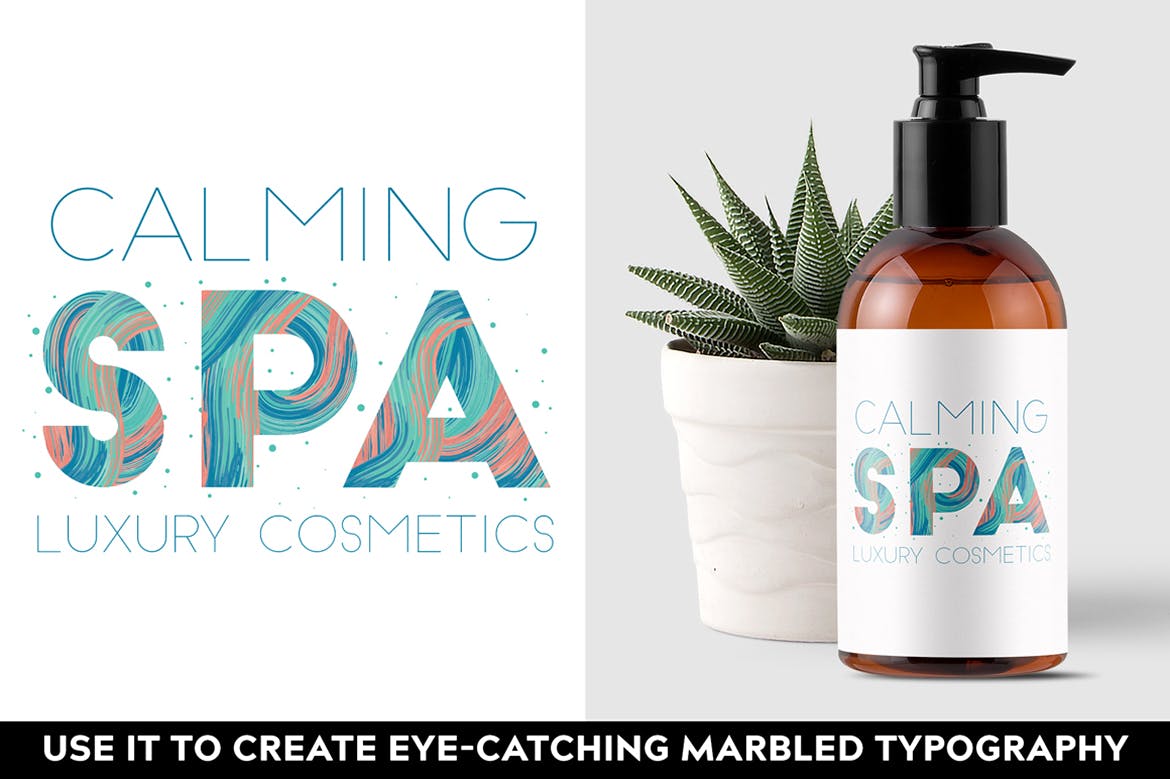 多彩混合油漆AI笔刷素材库精选 Multi-color, Mixed Paint Brushes插图(3)