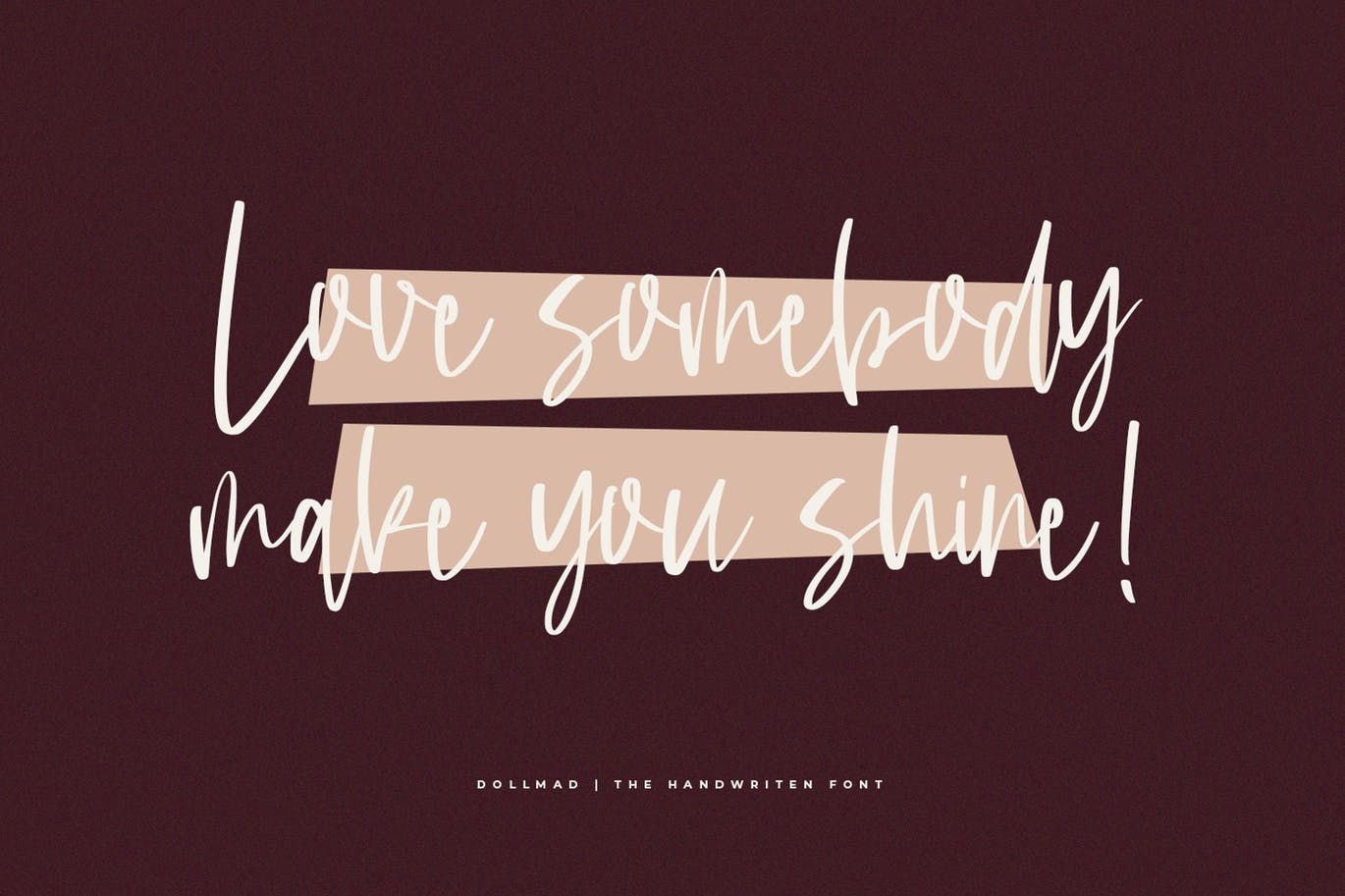 英文连笔手写书法字体素材库精选 Dollmad – The Handwritten Font插图(2)
