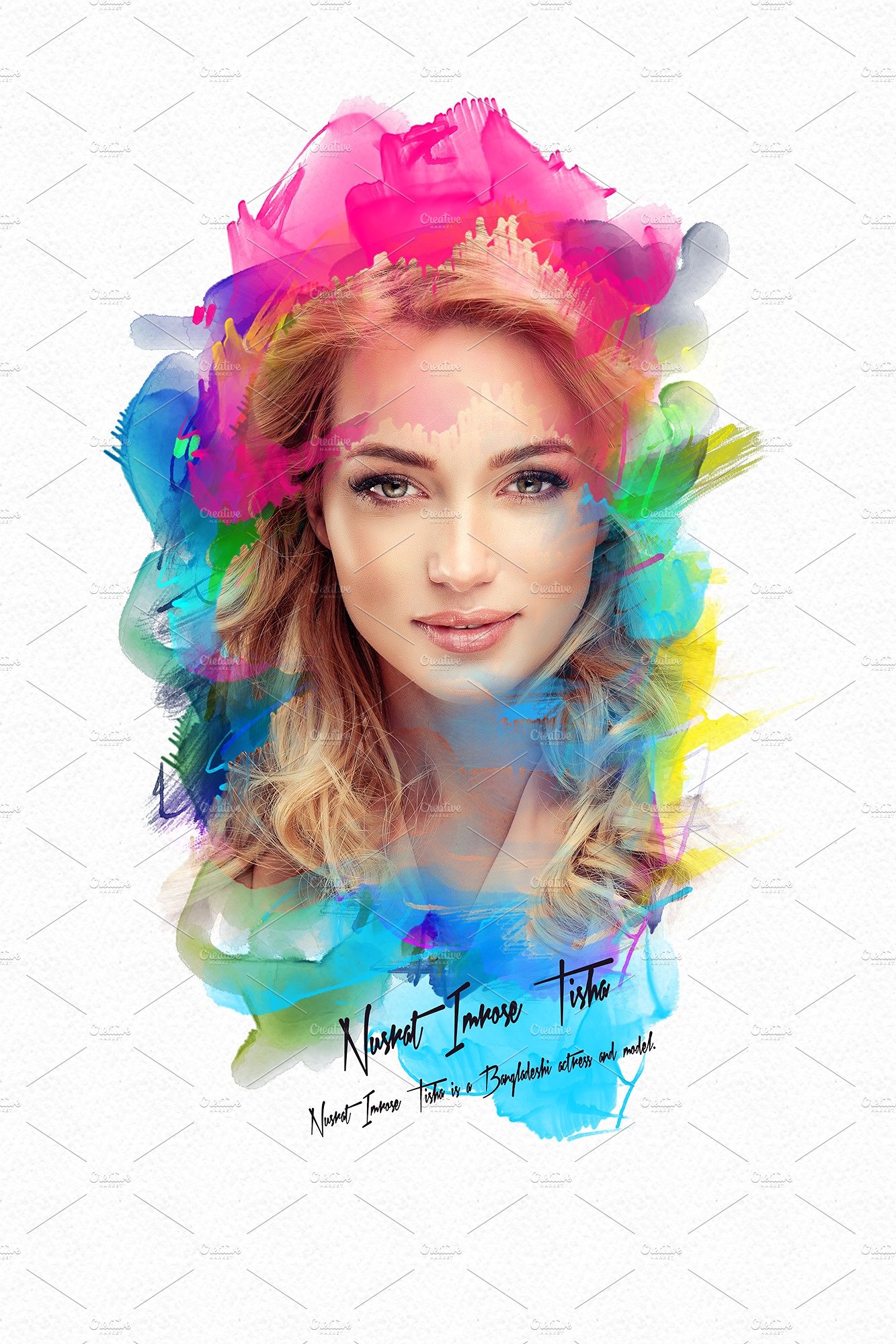 素材库下午茶：30个高品质的手绘水彩风格的PS画笔笔刷插图(9)