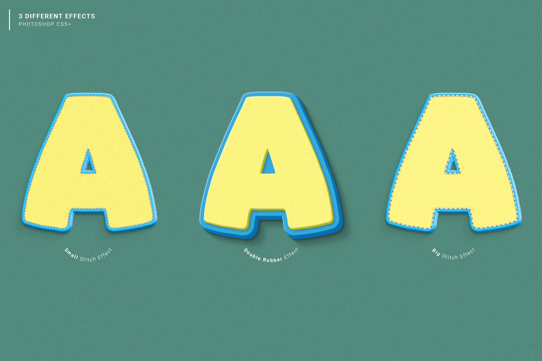 橡胶字体特效Photoshop动作 Rubber Photoshop Action插图(6)