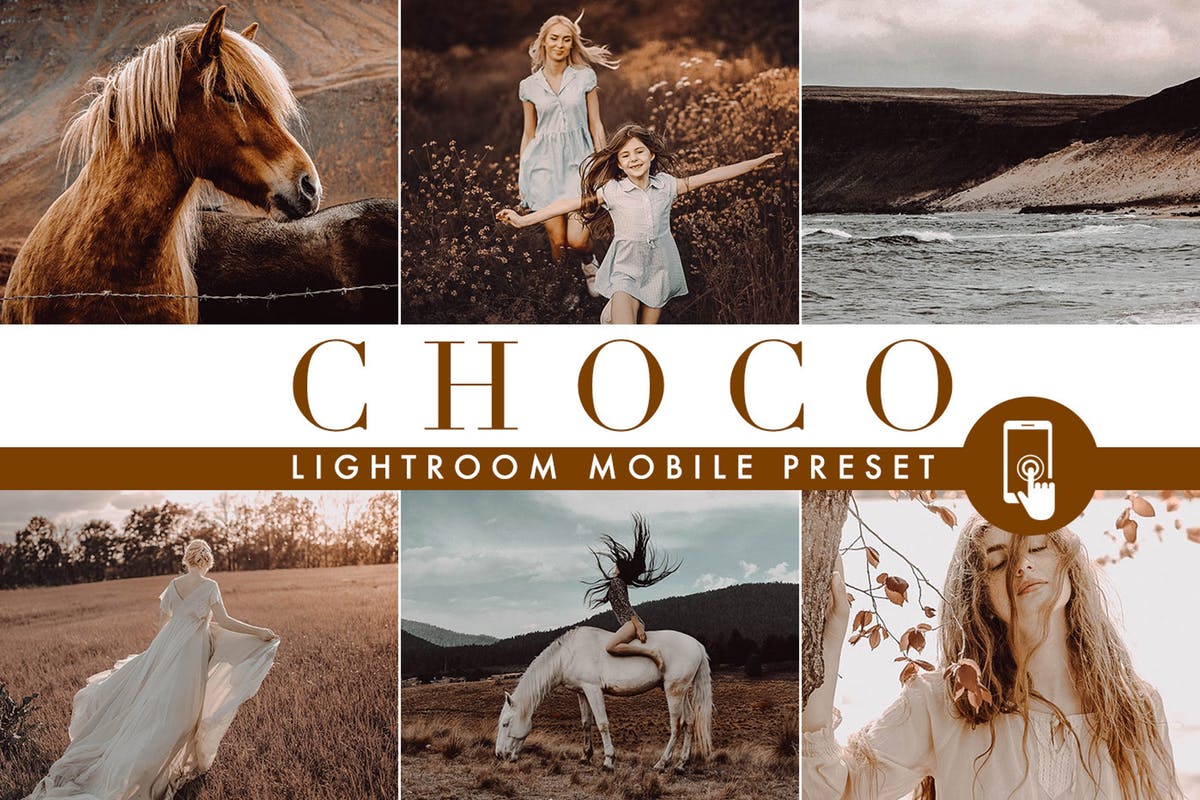 咖啡色调风格照片效果处理LR预设 Moody Lightroom Mobile Preset插图