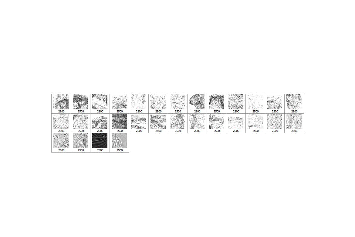 塑料材料纹理PS图案印章笔刷03 Plastic Photoshop Brushes | 03插图(1)