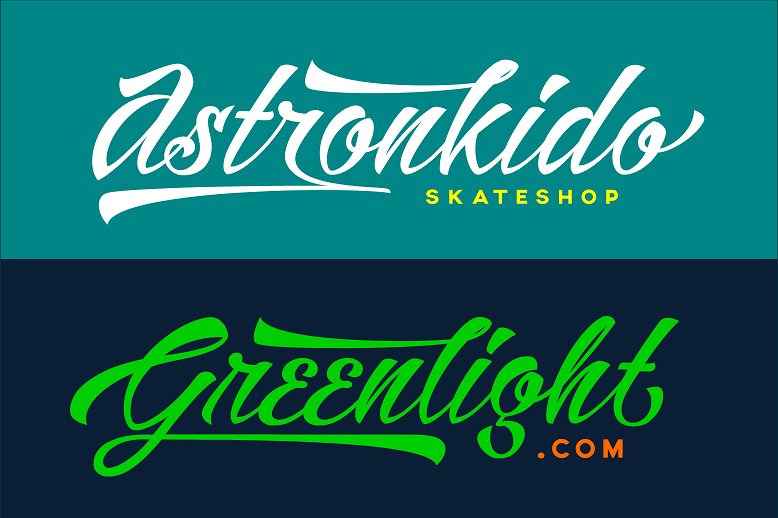 非常适合做标题的手写英文字体 Alisandra Script插图(3)