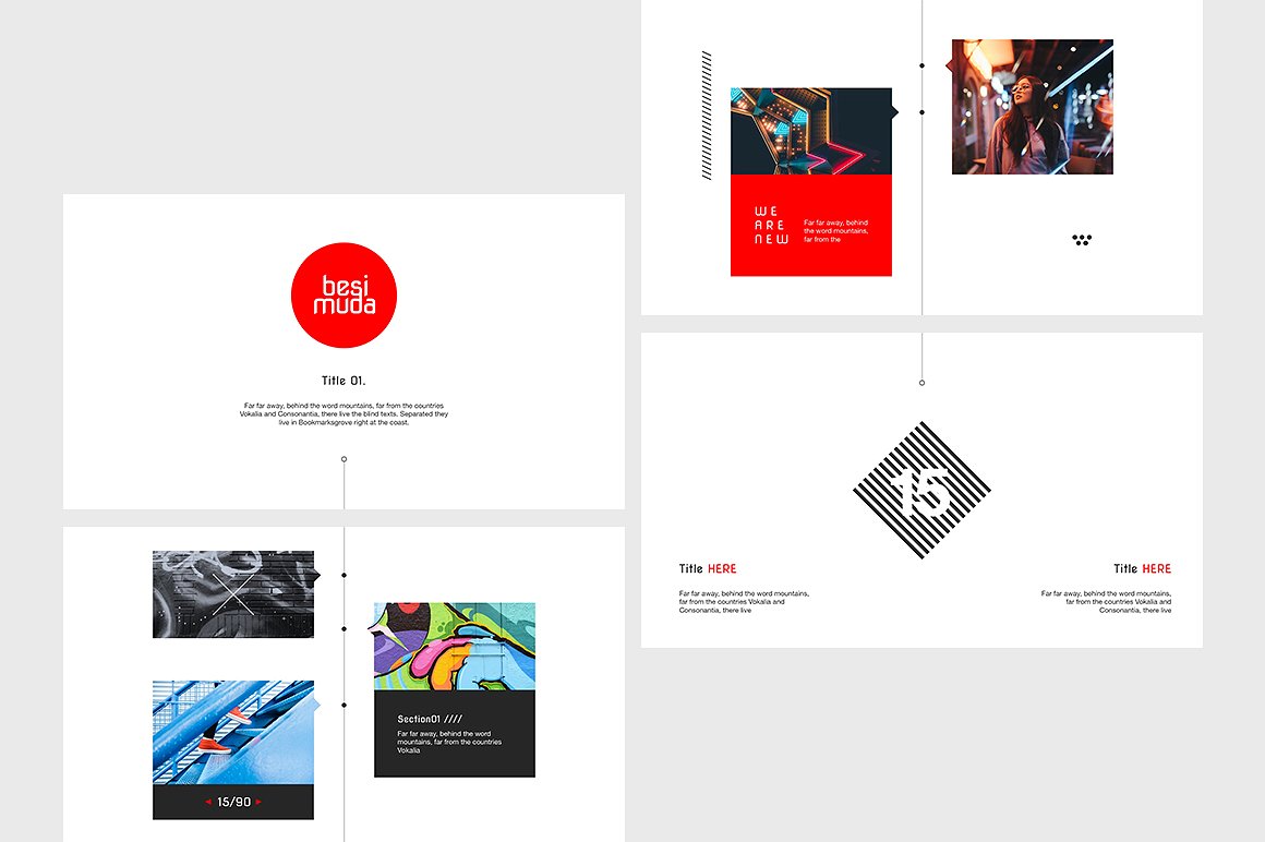 素材库下午茶：独特的高端设计感极强的keynote模板下载插图(6)