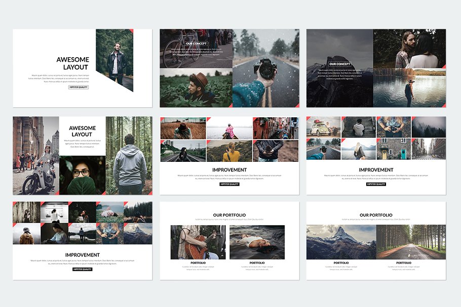 多用途产品服务演示PPT模板 Elegant Powerpoint插图(24)