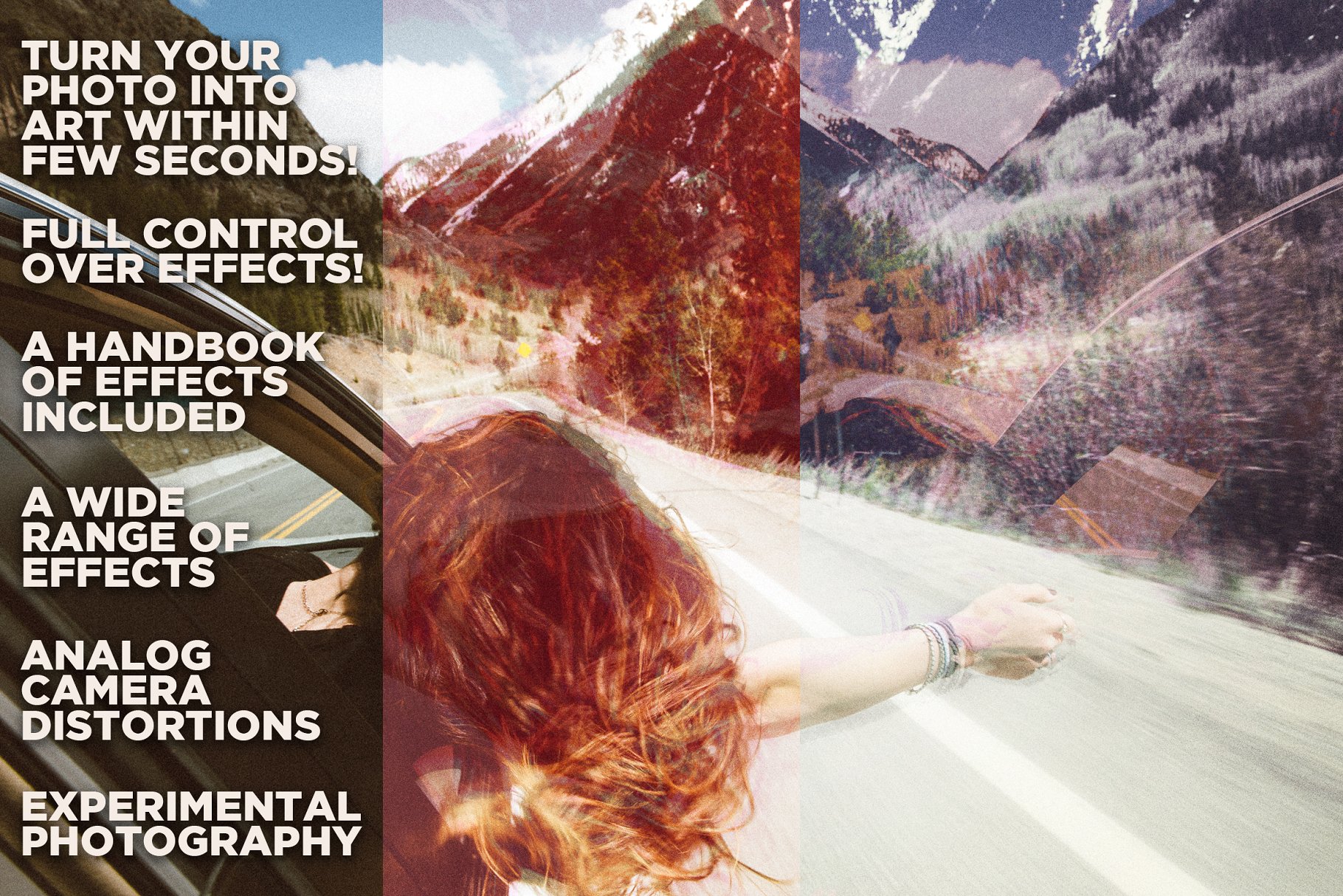 电影胶片质感滤镜照片处理PS动作合集 Indie Camera for Adobe Photoshop插图(2)