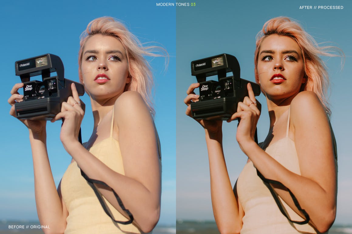 12款现代简约时尚色调照片处理Ligtroom预设 12 Modern Tones Ligtroom Presets + Mobile插图(3)