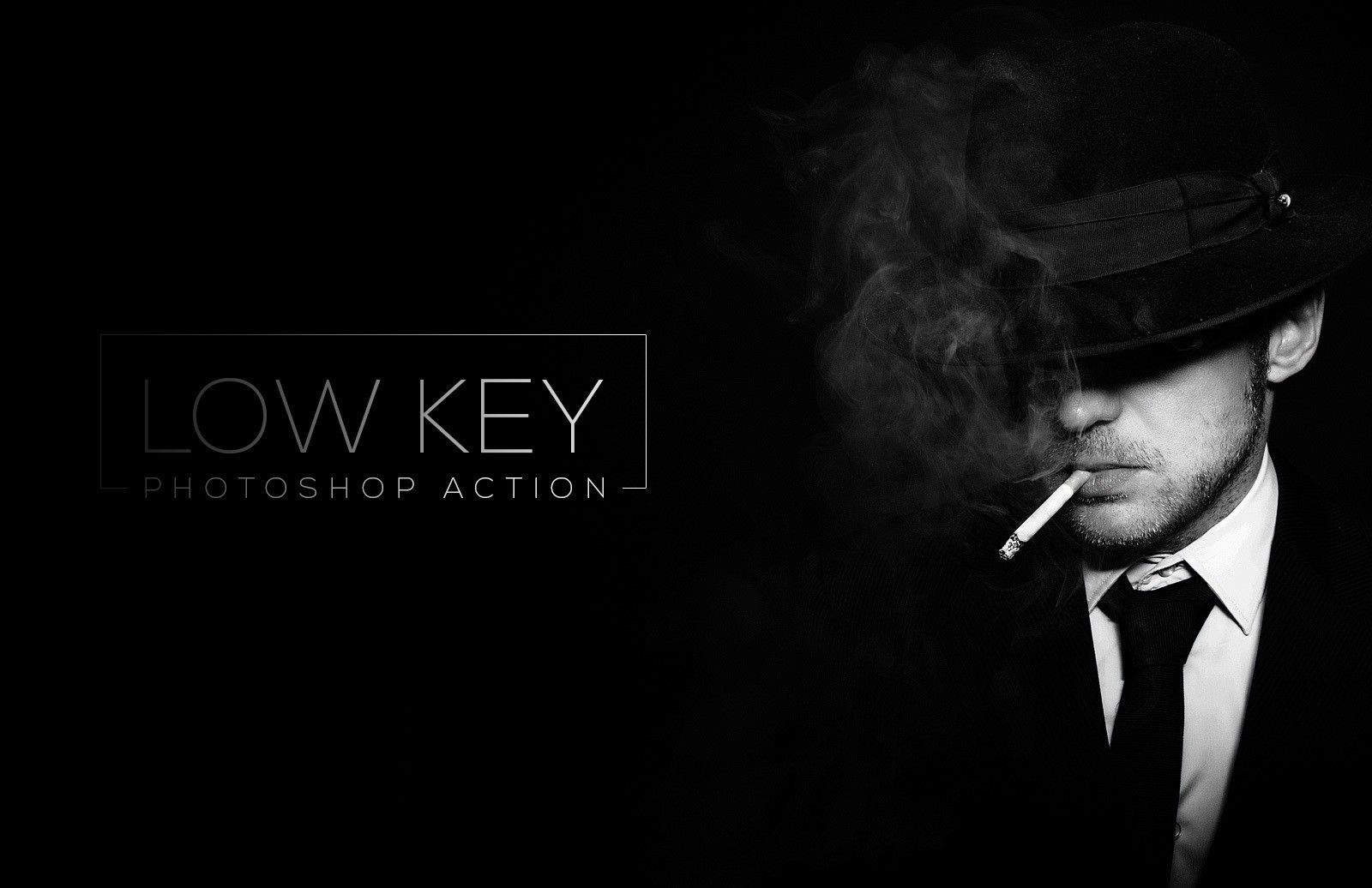 暗色调照片效果 PS 动作 Low Key Photoshop Action插图