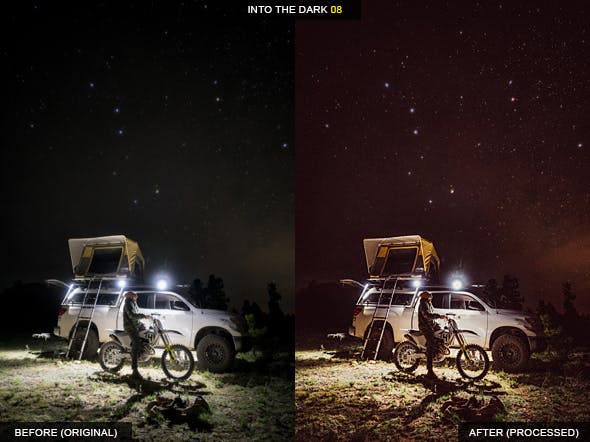 19个夜景摄影照片后期处理LR调色预设 19 Into The Dark Lightroom Presets插图(7)