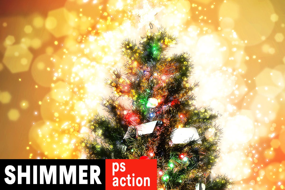梦幻光晕照片效果PS动作 Shimmer Photoshop Action插图