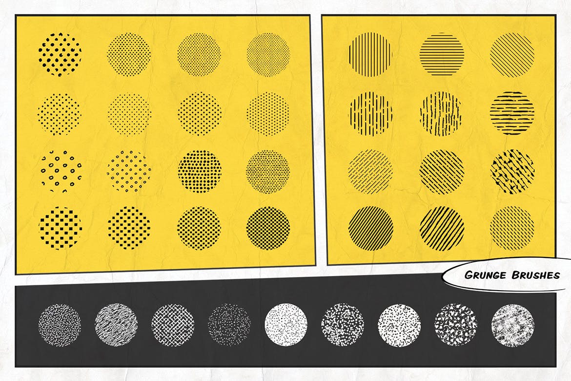 漫威&DC欧美复古漫画插画设计工具包插图(6)