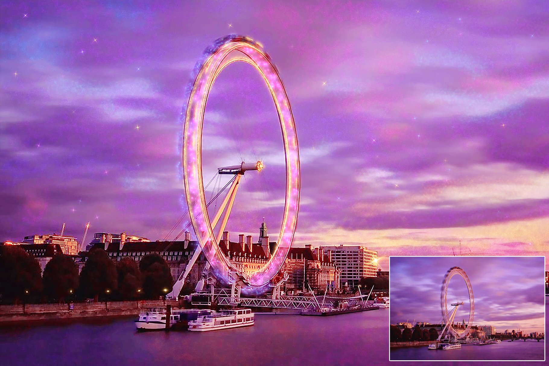 粒子光线背景PS笔刷 Lights & Particles – Photoshop Pack插图(7)