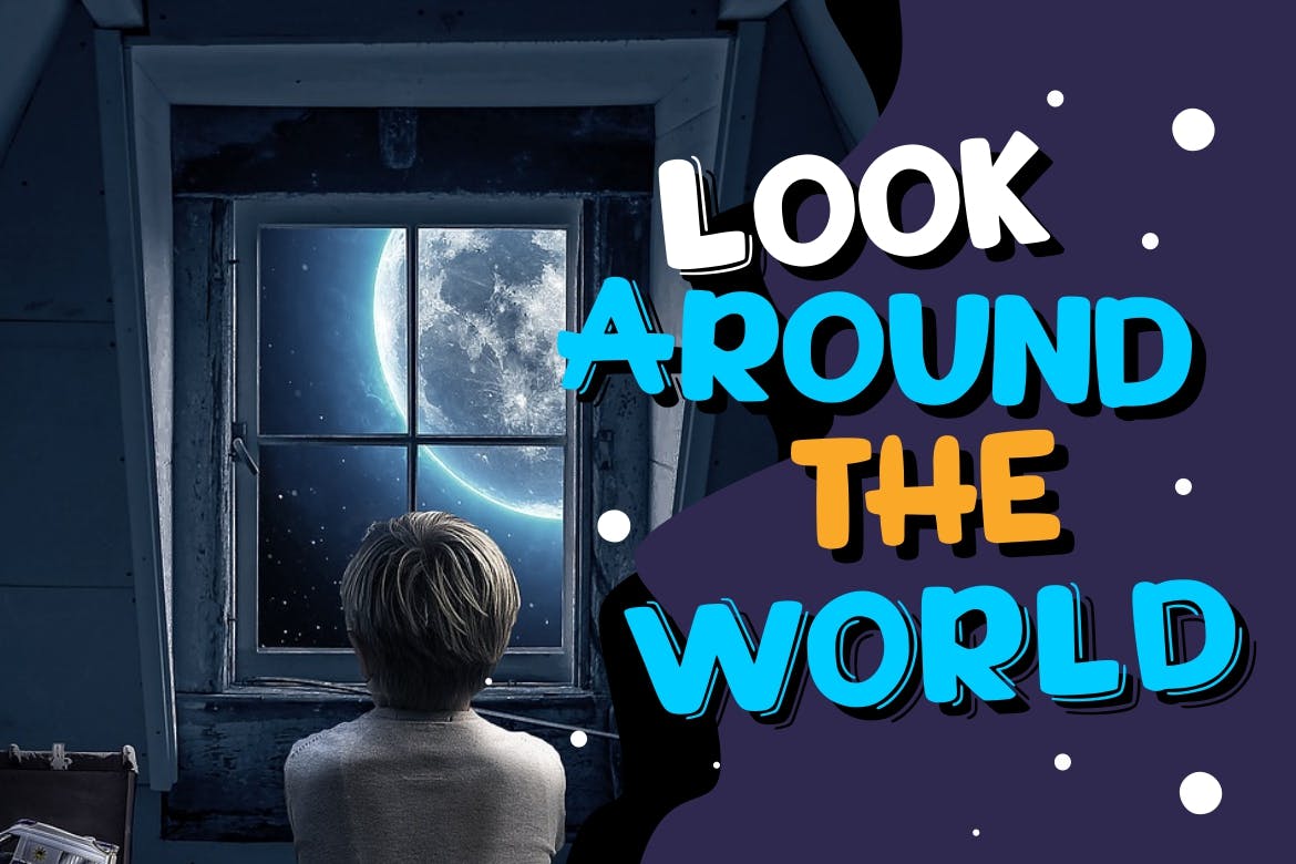 儿童主题设计绝配英文卡通可爱风格无衬线字体 Playfull Joyful Sans插图(1)