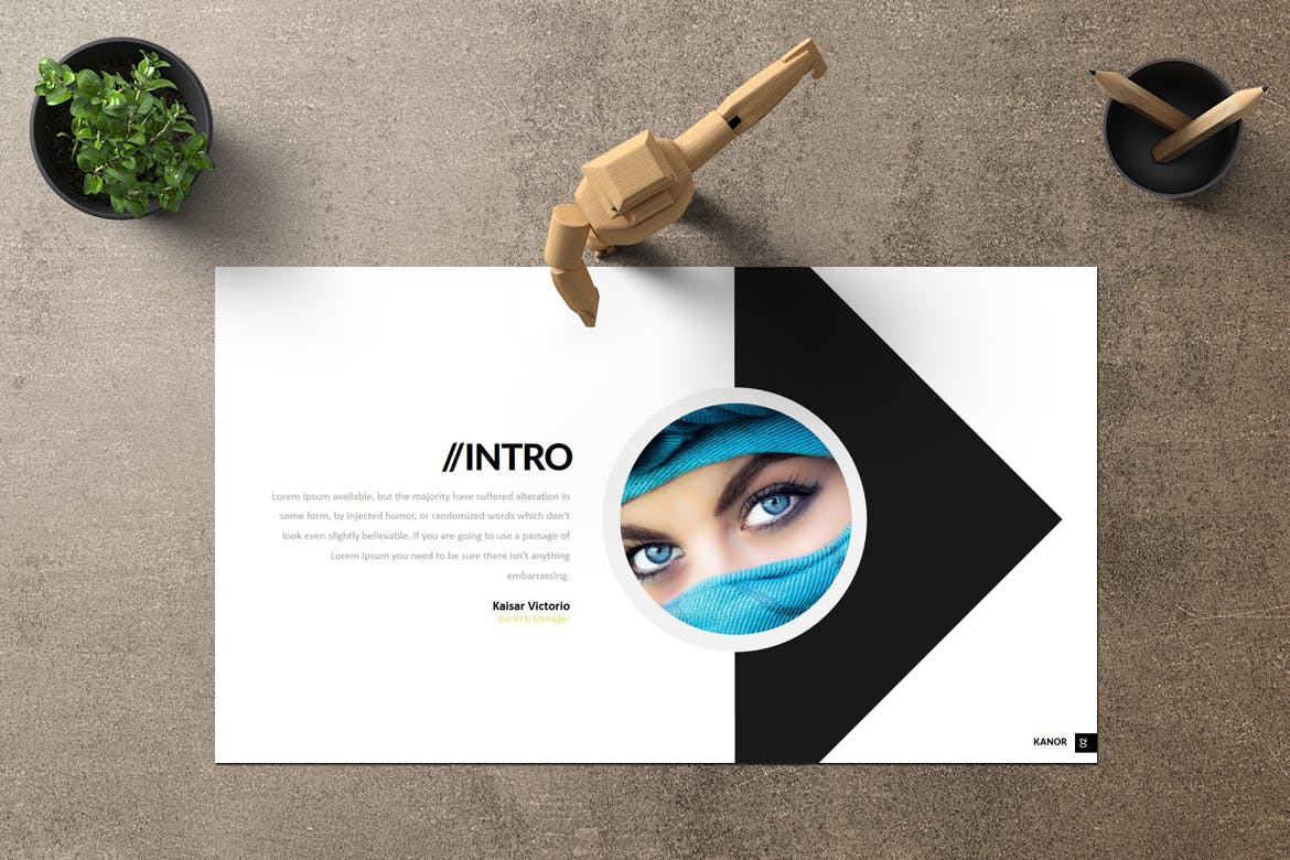 简约设计风格多用途企业素材库精选Keynote模板设计模板 Kanor – Keynote Template插图(1)