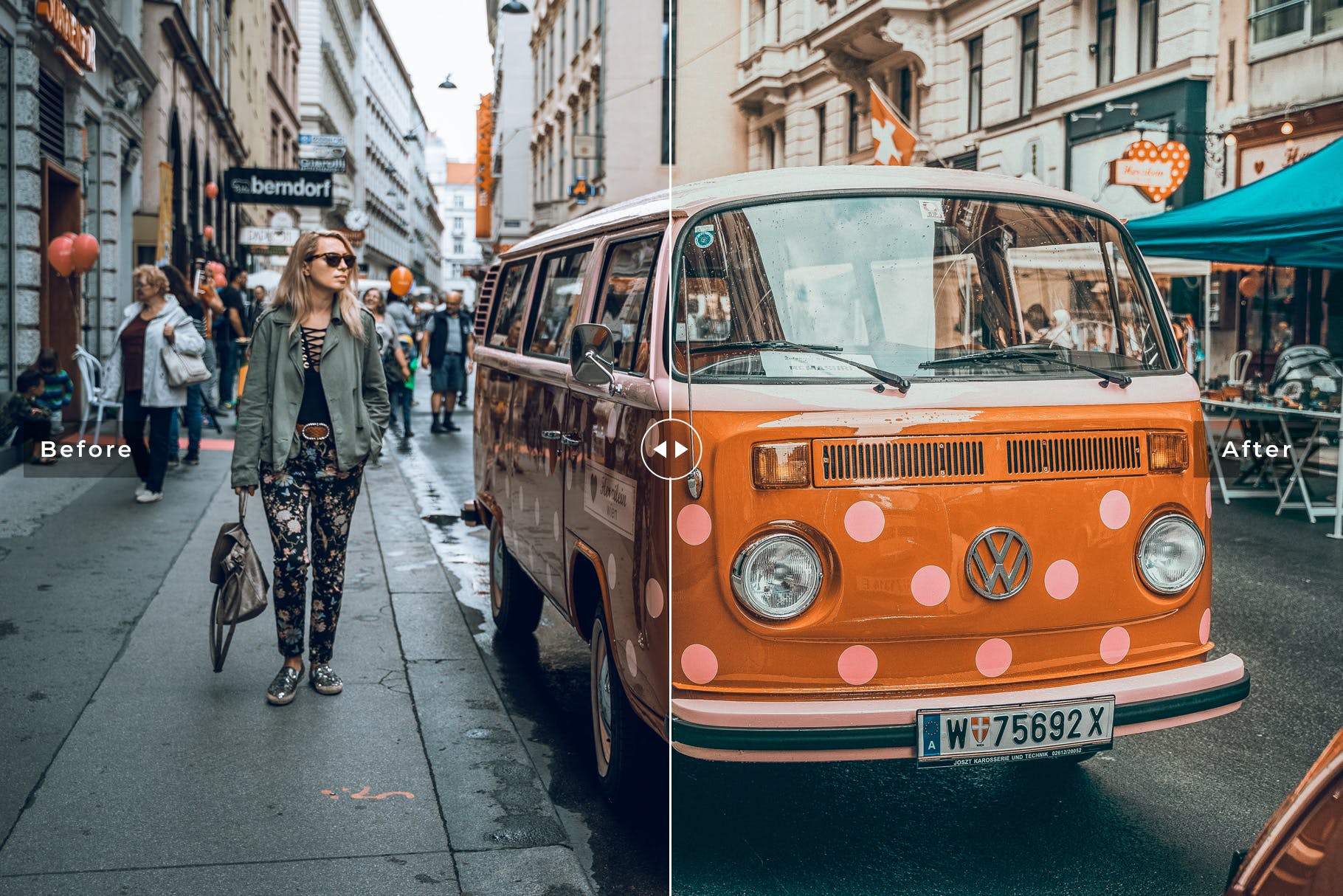 棕色奶油色系LR调色预设下载 Vienna Mobile & Desktop Lightroom Presets插图(5)