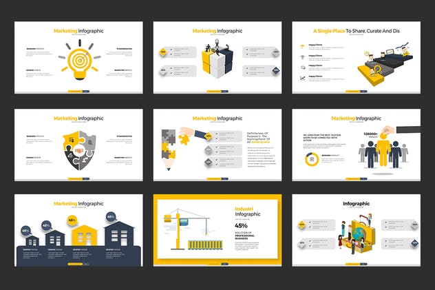 市场营销推广计划工作汇报Keynote幻灯片模板 Marketing Plan Vol 2 Keynote Templates插图(10)