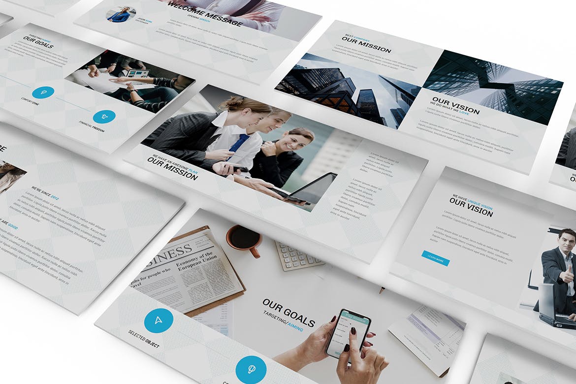 时尚高端专业的谷歌幻灯片Google Slide幻灯片powerpoint演示模版(pptx)插图(5)