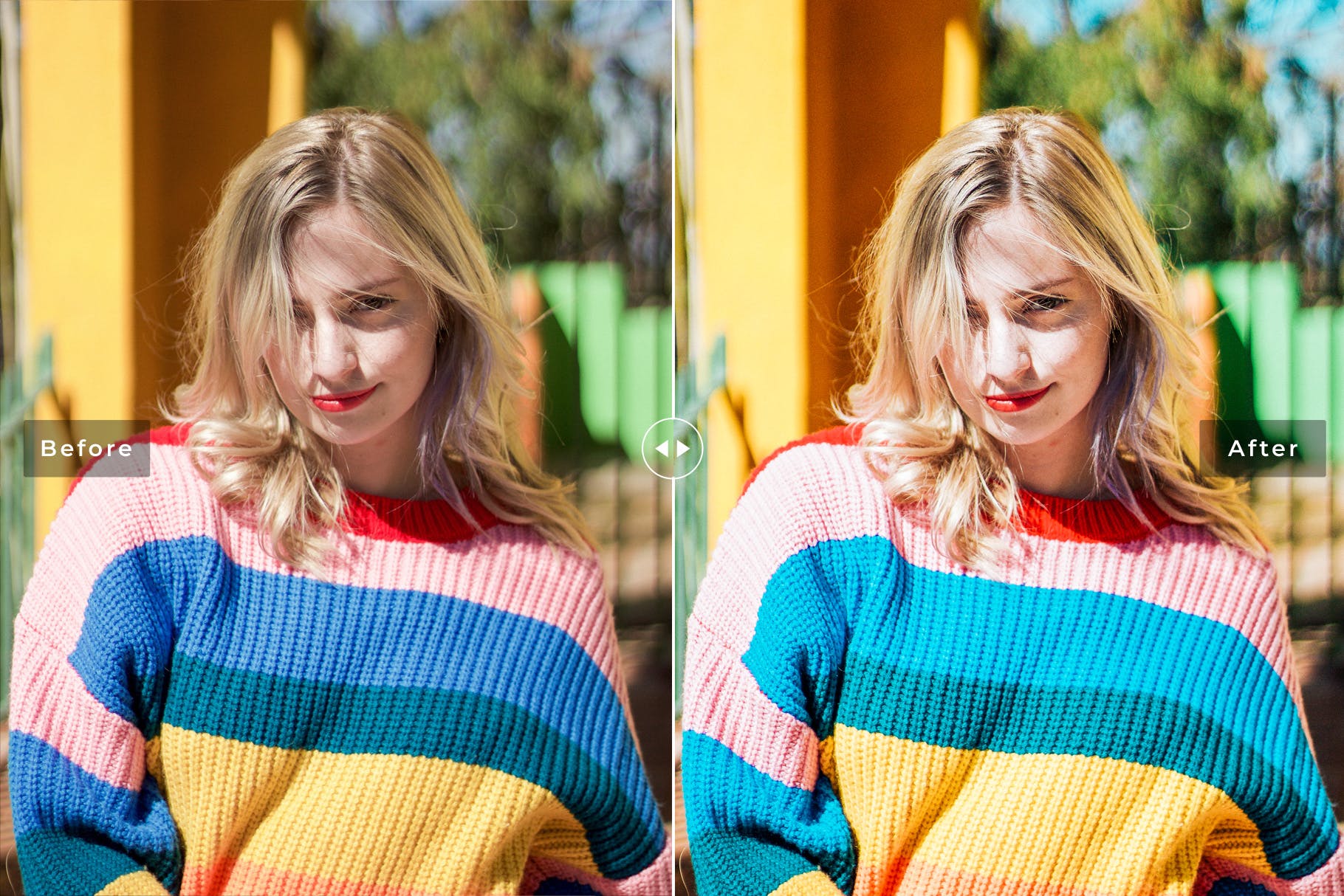 鲜艳多彩流行色调照片后期处理素材库精选LR预设 Bright Colors Mobile & Desktop Lightroom Presets插图(2)