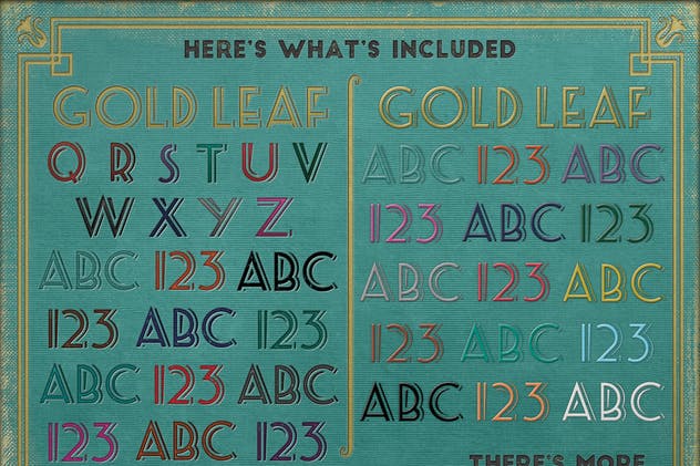 印花压纹布艺图层样式 Vintage Pressed Book Cloth Styles+插图(3)