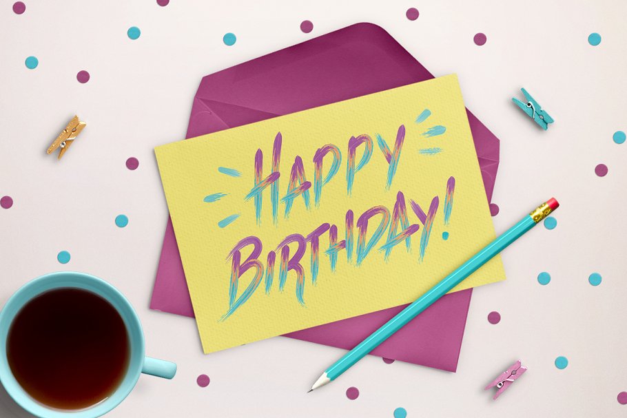 多彩混合油漆AI笔刷 Multi-color, Mixed Paint Brushes插图(7)