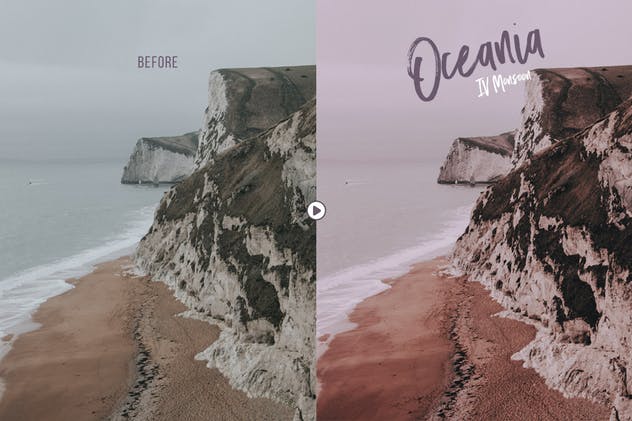 沙滩海岛摄影照片调色PS动作 Oceania Photoshop Actions插图(4)