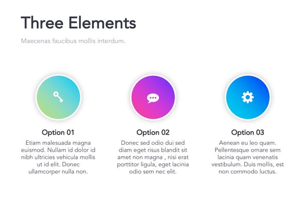 多彩渐变色Google Slides幻灯片设计模板 Colorful Bundle Google Slides插图(2)