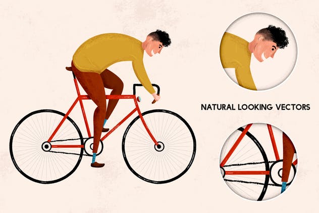 铅笔数码绘画AI画笔笔刷 Pencilcraft Brushes for Adobe Illustrator插图(3)