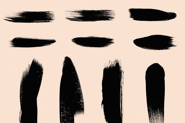 111个非凡令人着迷的PS画笔笔刷 Swirls & Strokes Brushes Set插图(8)