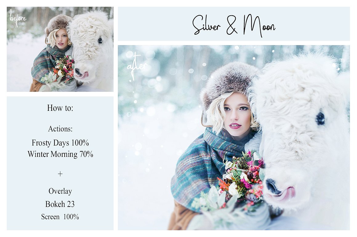 浪漫冬日温馨PS动作叠加纹理插图(20)