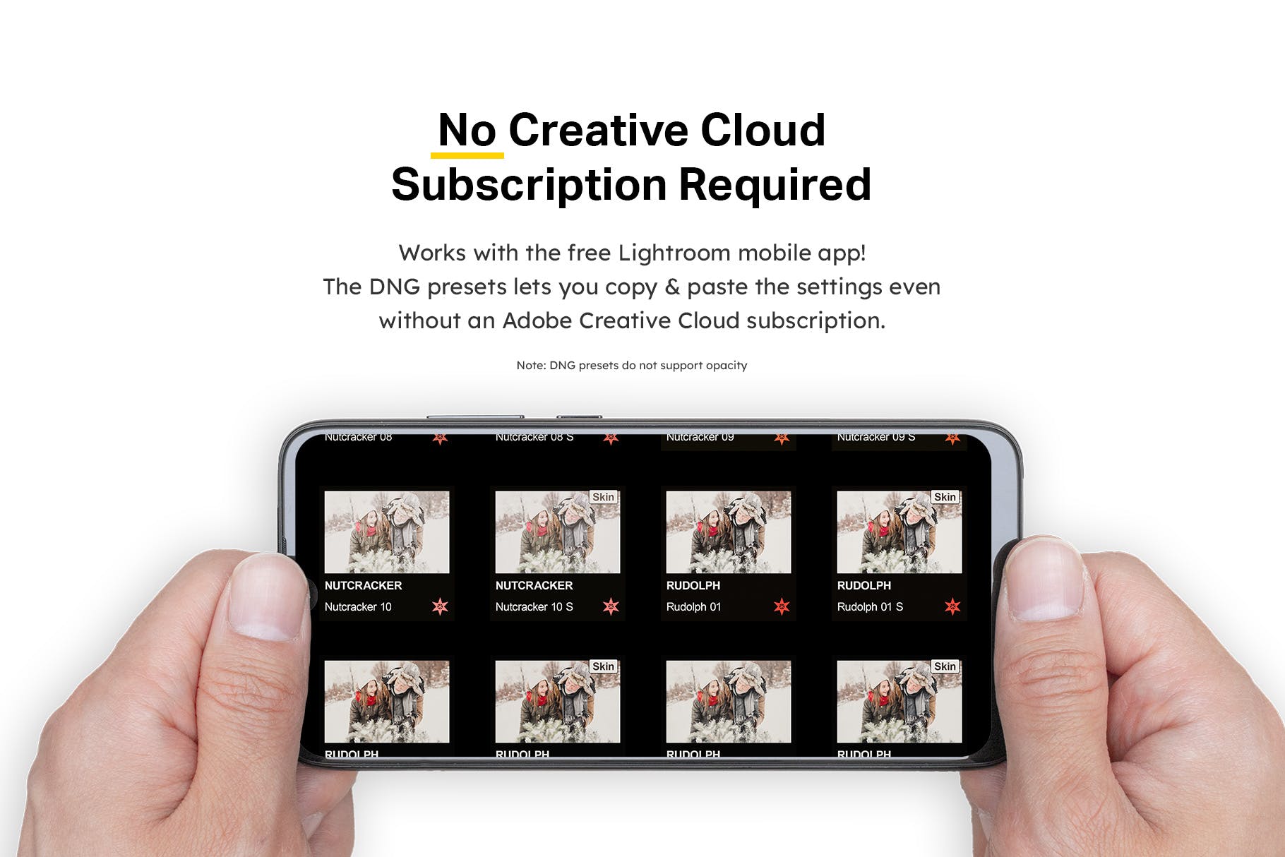 50款喜庆圣诞节主题摄影后期处理LR调色预设 50 Christmas Lightroom Presets LUTs插图(7)