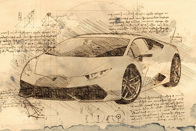 达芬奇素描效果一键生成PS动作 Da Vinci Sketch Photoshop Action插图(14)