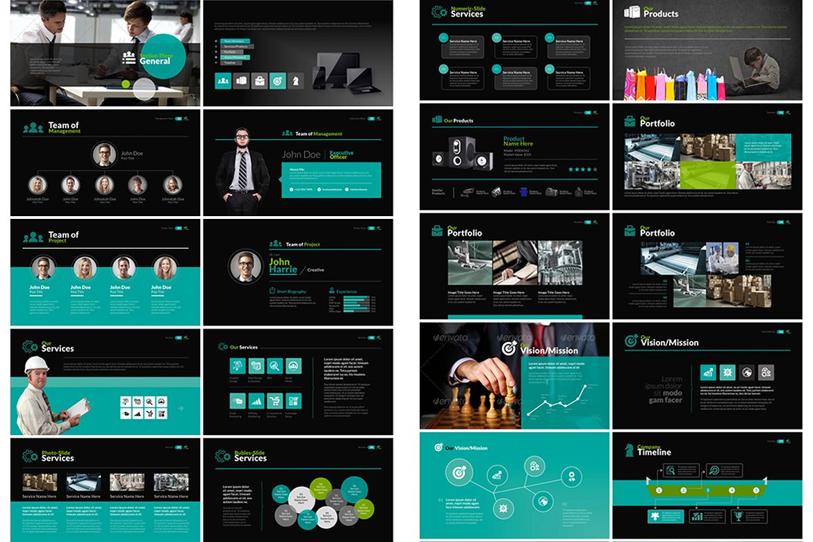 MultiEco业务演示PowerPoint模板插图(2)