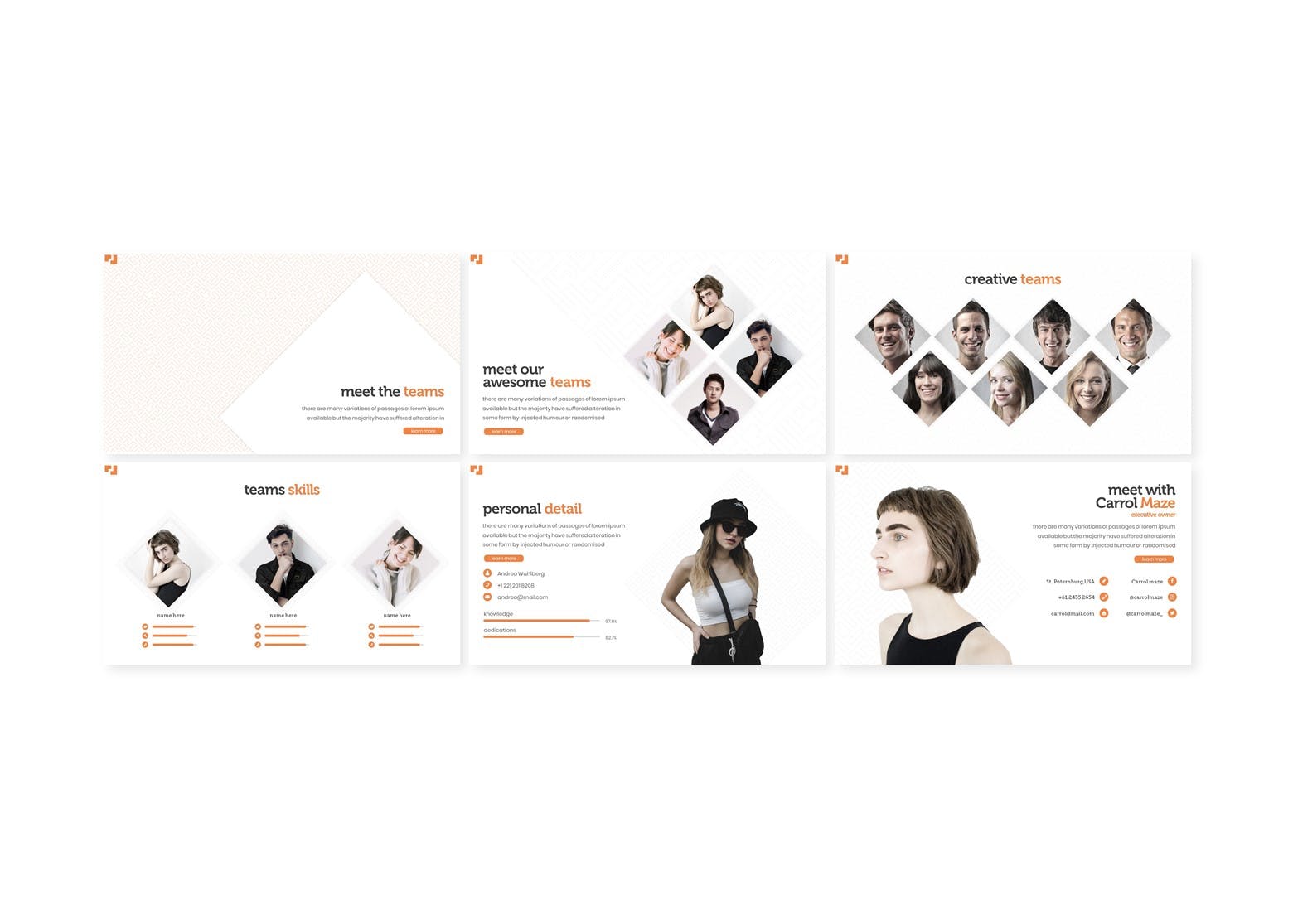 创新企业/企业团队介绍PPT幻灯片模板 Maze – Powerpoint Template插图(2)