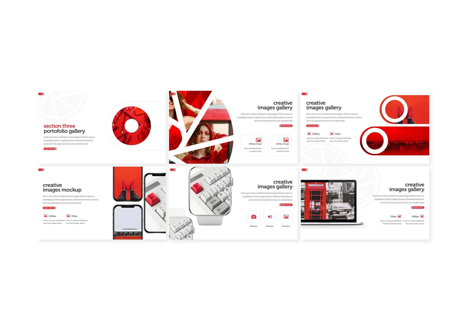 创意摄影主题PPT幻灯片模板下载 visionable – Powerpoint Template插图(3)