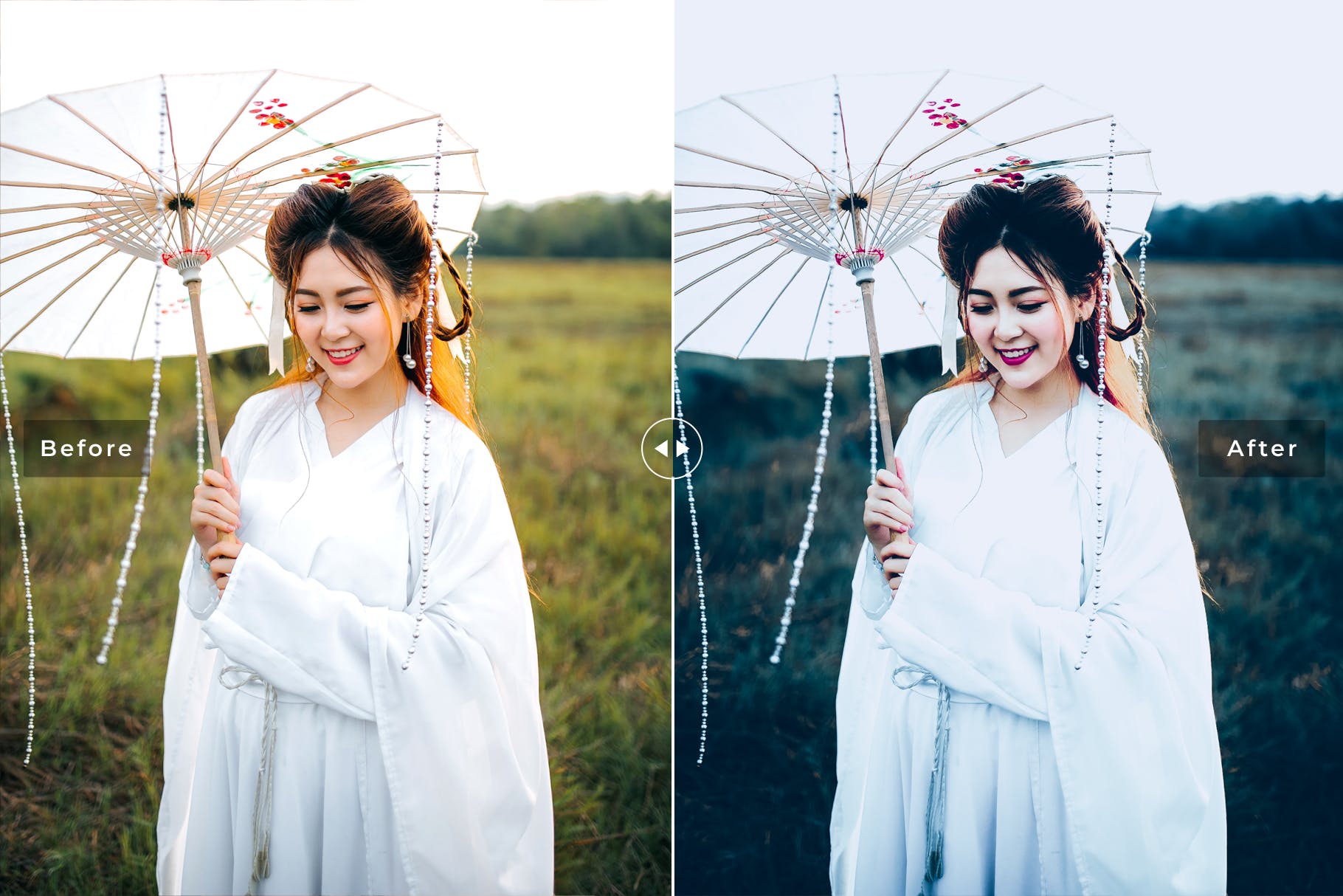 鲜明强对比度梦幻照片风格LR调色预设 Fantasy Dark Professional Lightroom Presets插图(5)